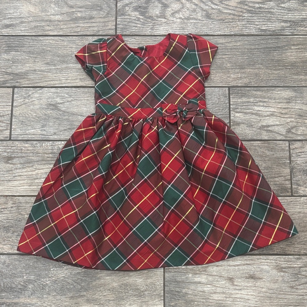 Red & Green Plaid Holiday Dress
